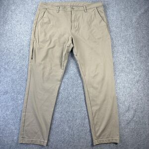 BYLT Everyday Pant 2.0 Pants Mens 43x30 Gray Slim Fit Stretch Chino Casual